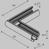 Коннектор угловой MAYTONI EXILITY TRAM034CL-R-41W для круглого низкопрофильного шинопровода